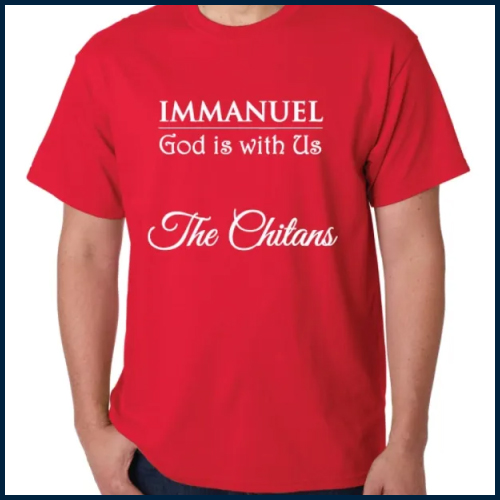 The Chitans | Immanuel God Is With Us | T-Shirt