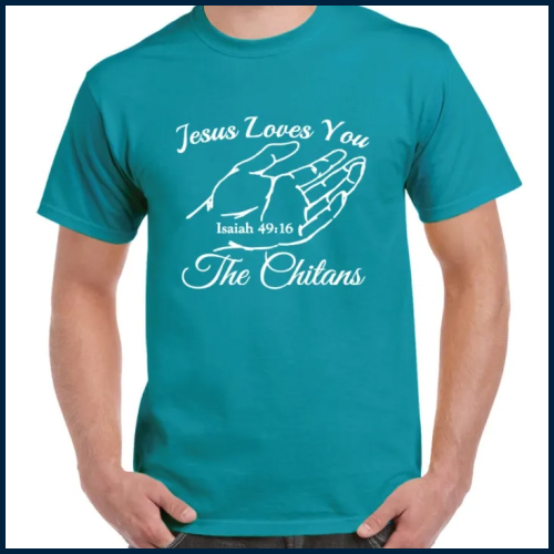 The Chitans | Jesus Loves You | Apparel
