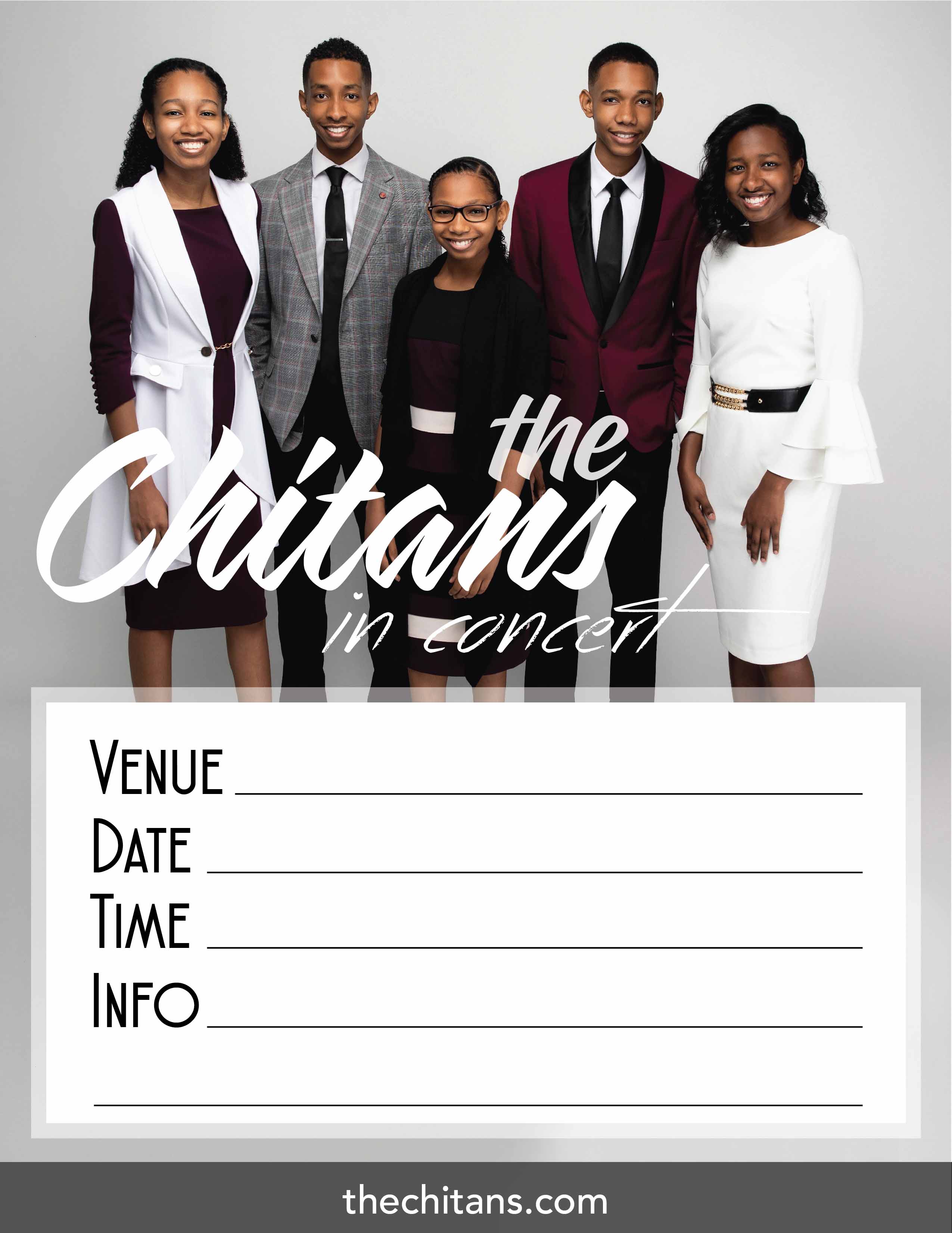 The Chitans | Downloadable Concert Poster